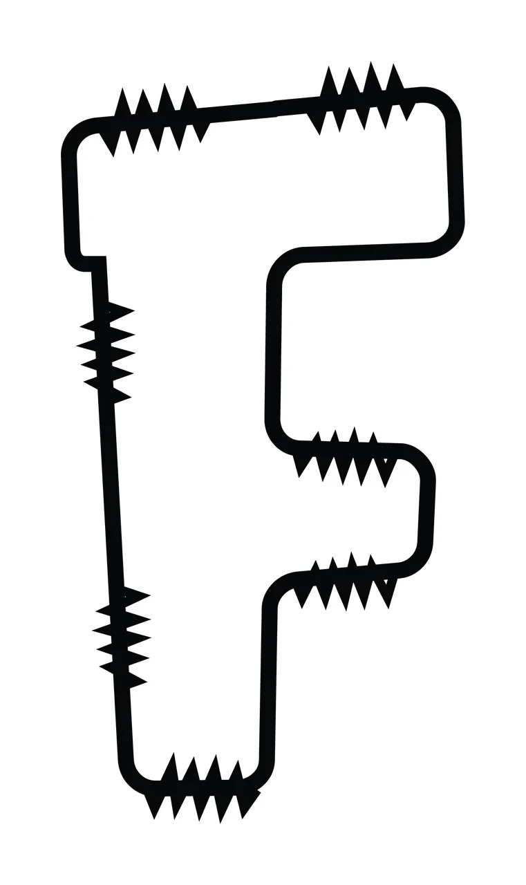 Letters Doodle Character 30 hand drawn sketch whimsical scalable