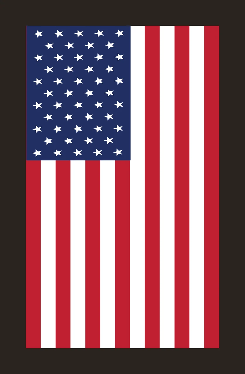 Solid Black Rectangle Standing Vertically On White Background contrast preview thumbnail