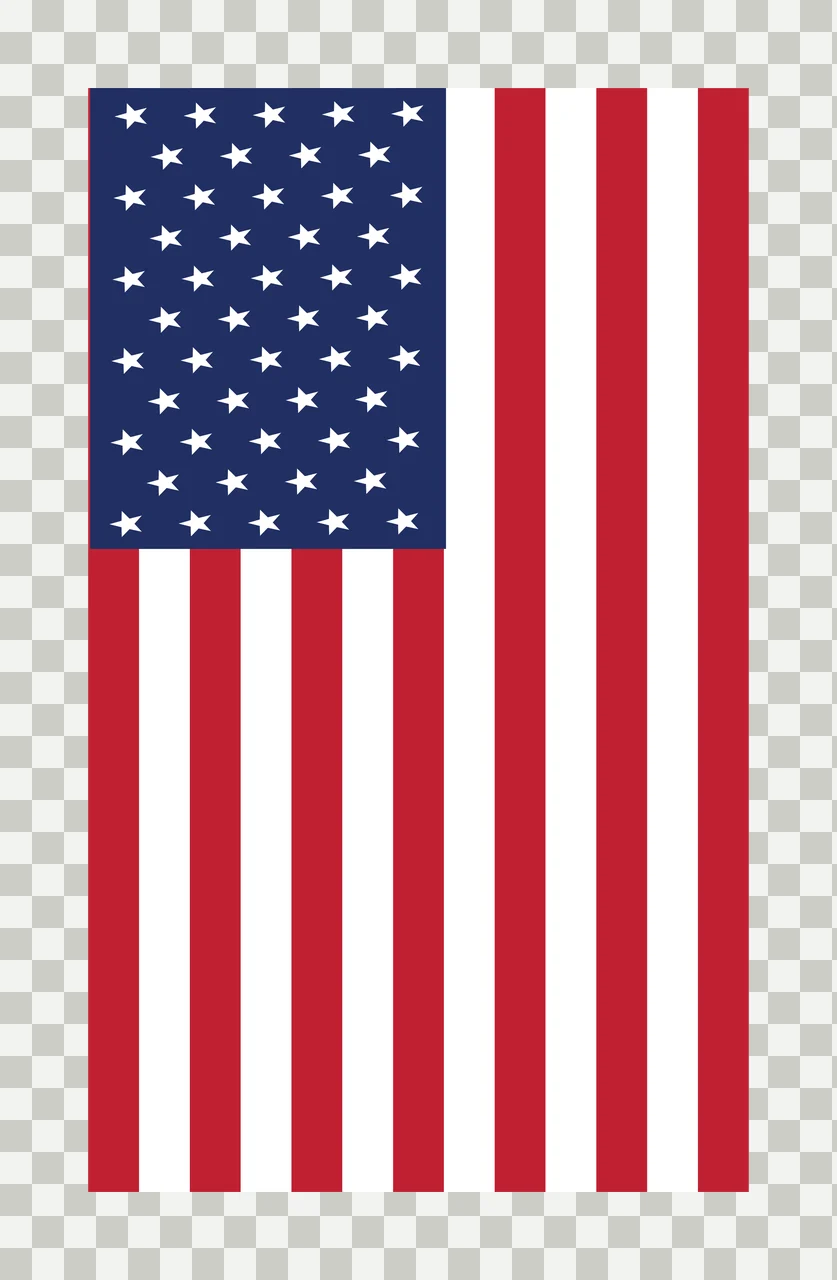Solid Black Rectangle Standing Vertically On White Background transparency and detail preview thumbnail