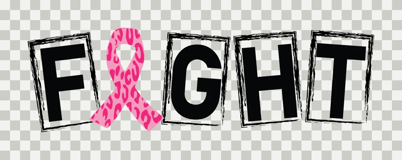 Fight Text With Integrated Ribbon Symbol black white lettering transparency and detail preview thumbnail