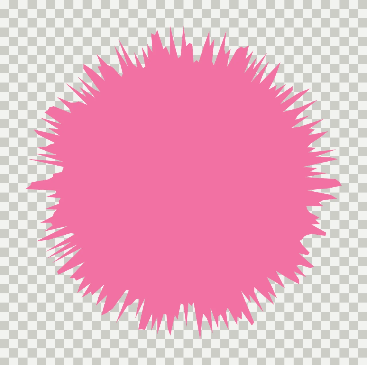 Spiky Circular Burst Shape Design abstract black plain spike transparency and detail preview thumbnail