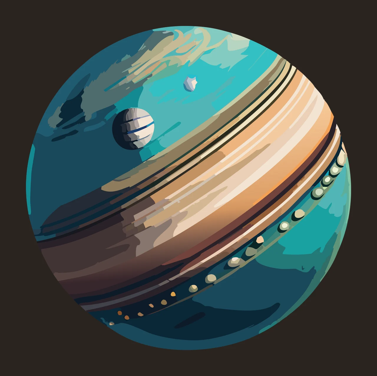 Circular Graphic With Diagonal Stripe Pattern circle display contrast preview thumbnail