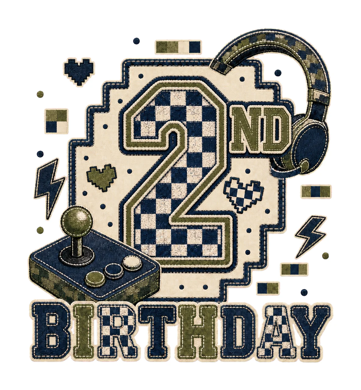 Star Camo Gamer Birthday age 02