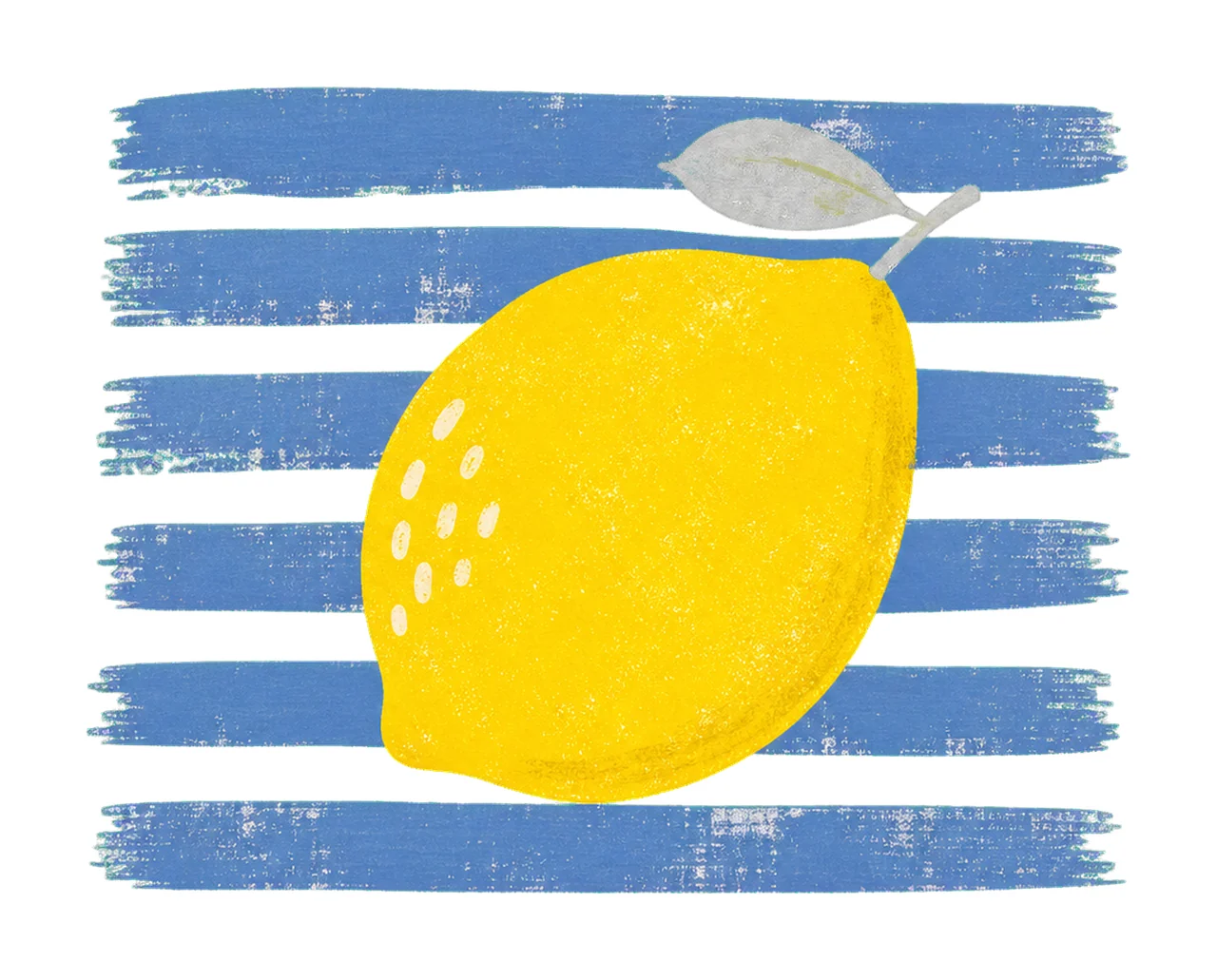 Lemon Stripes Trendy Summer Design sublimation Variation C