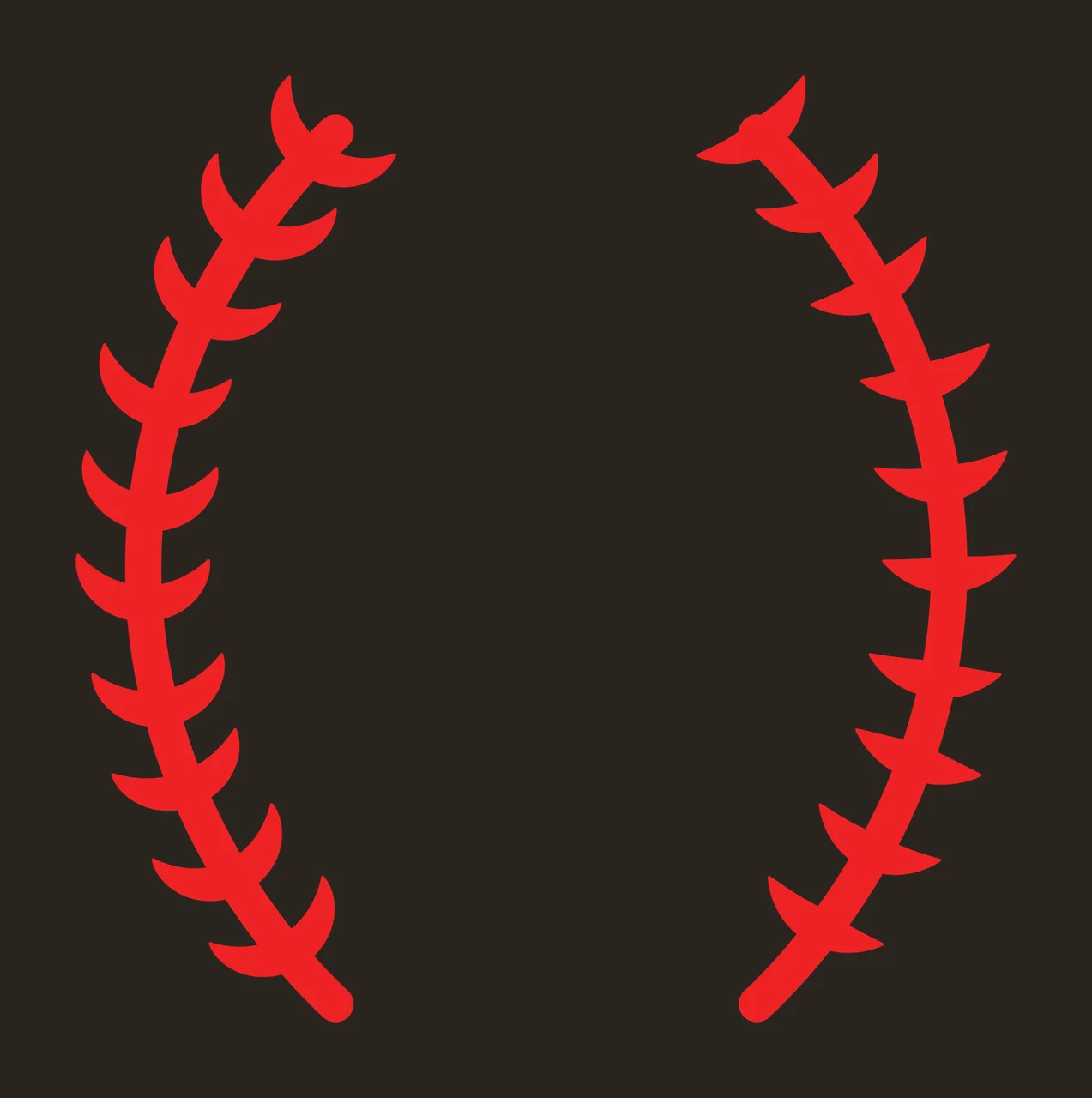 Black Symmetrical Laurel Leaf Branches leaves silhouette wreath contrast preview thumbnail