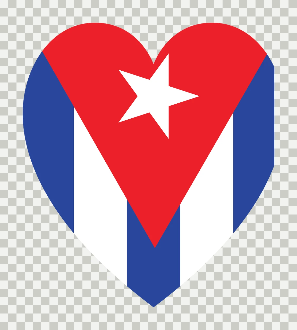 Heart Shape With Internal Vertical Stripes star graphic outline transparency and detail preview thumbnail
