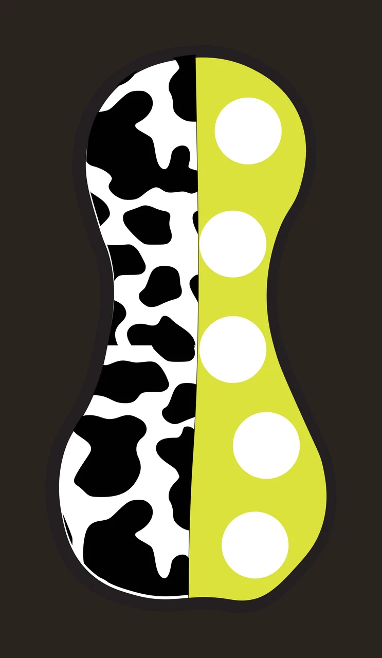 Half Cow Bright Font Dalmatian Race Doodle Leopard Character 36 racing contrast preview thumbnail