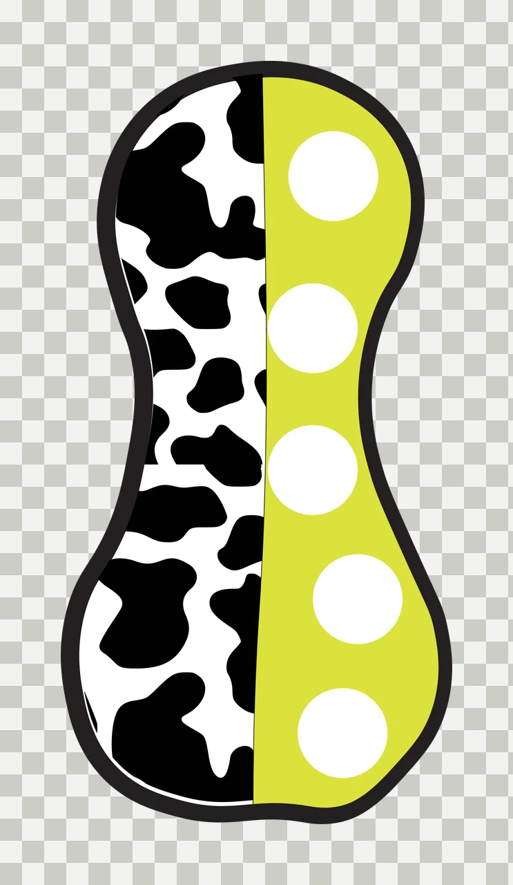 Half Cow Bright Font Dalmatian Race Doodle Leopard Character 36 racing transparency and detail preview thumbnail