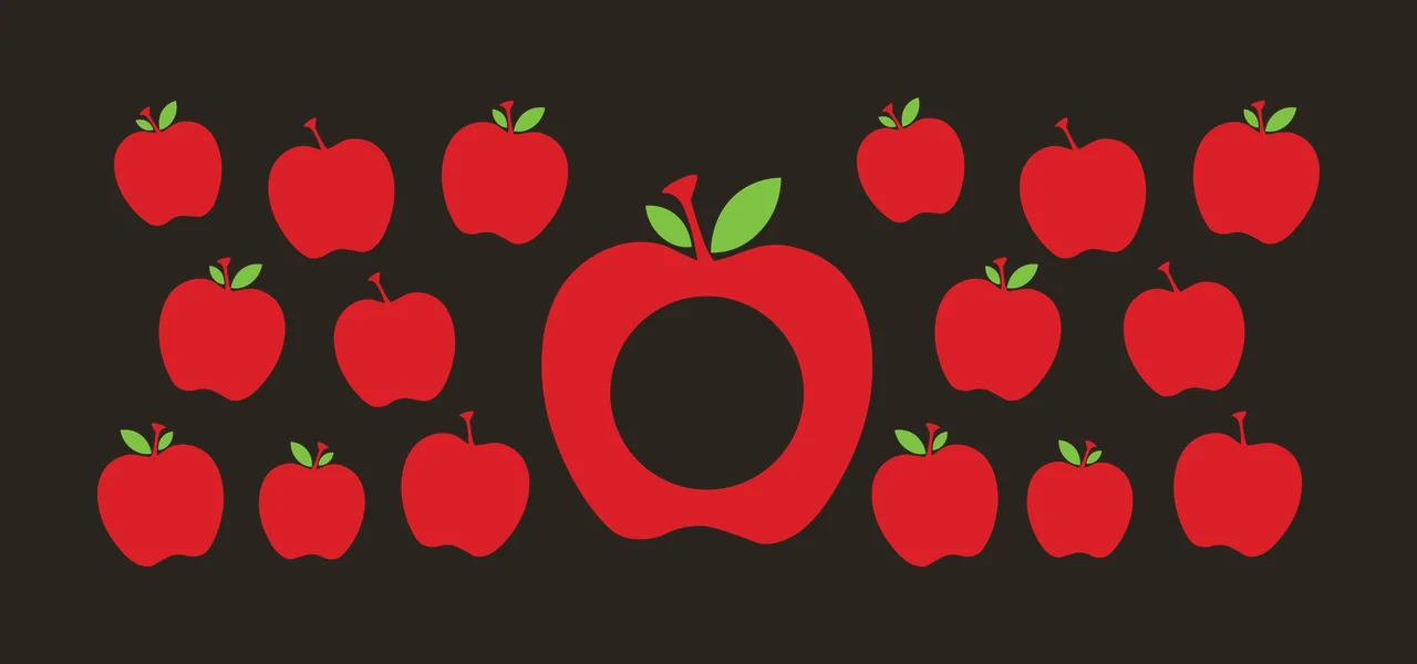 Can Glass Wrap Apple Frame With Centerpiece Hole apples surrounding contrast preview thumbnail