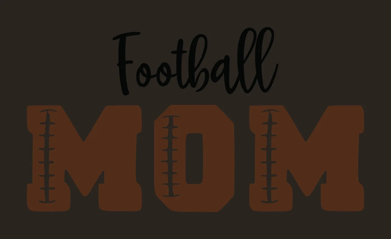 Football Text With Laces Design lettering typography black contrast preview thumbnail