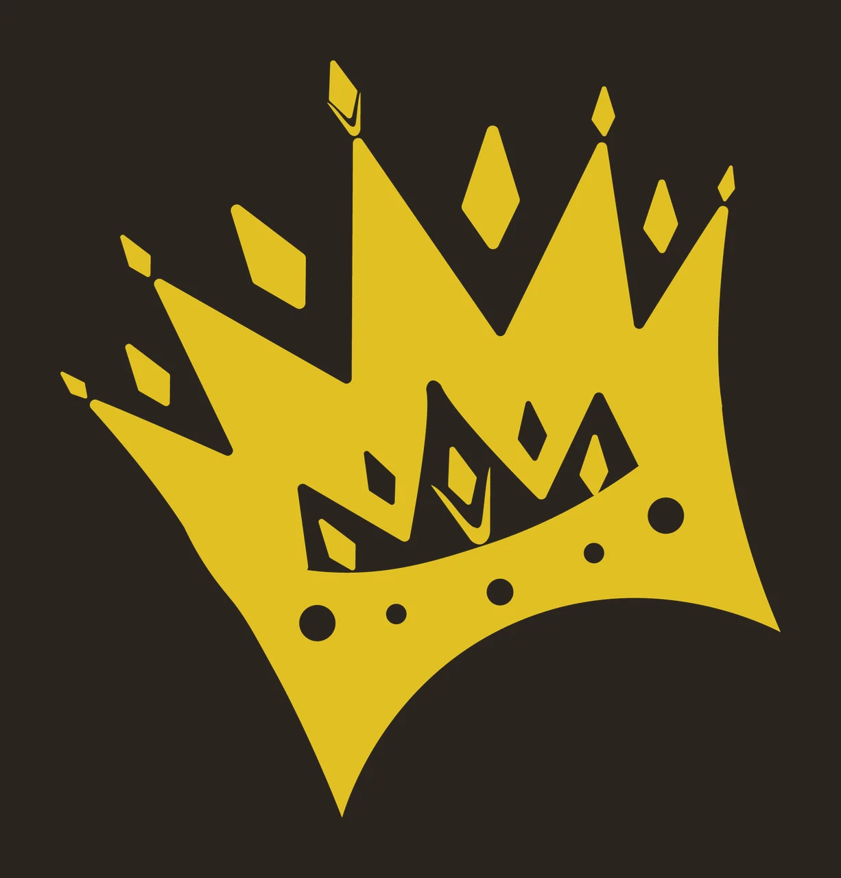 Can Glass Wrap Gold Crown Icon Graphic contrast preview thumbnail