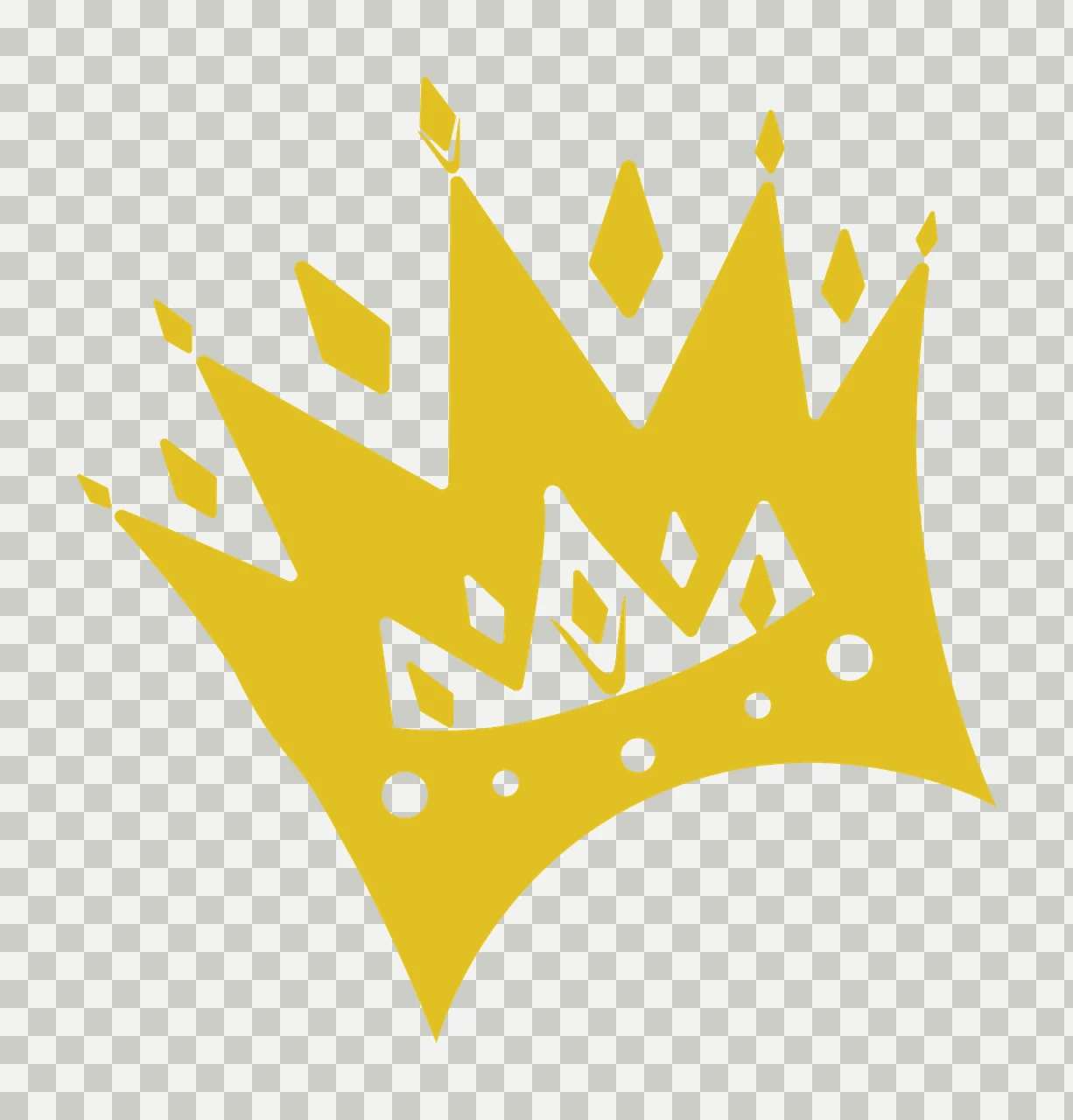 Can Glass Wrap Gold Crown Icon Graphic transparency and detail preview thumbnail