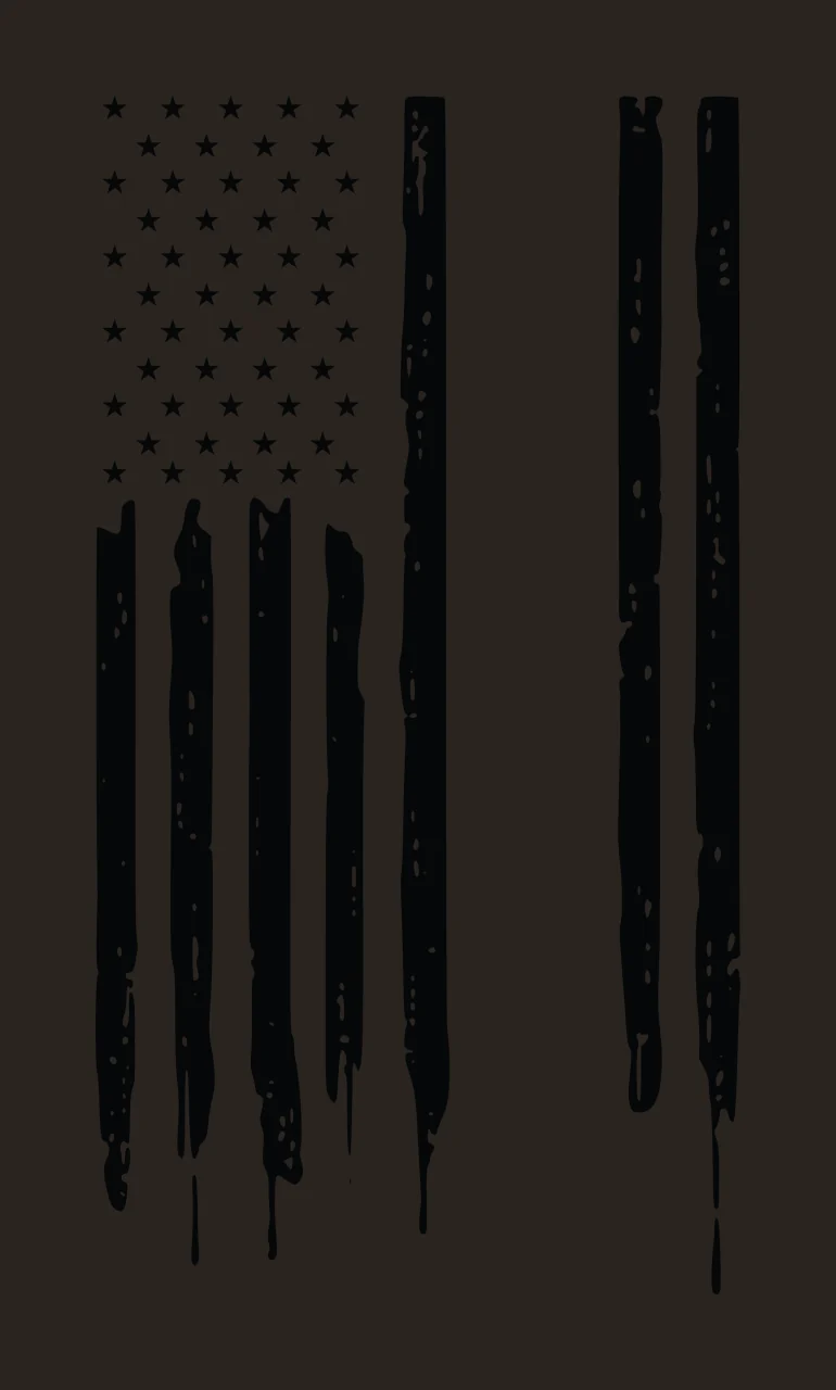 Flag Vertical Graphic With Stars And Two Dripping stripes lines contrast preview thumbnail