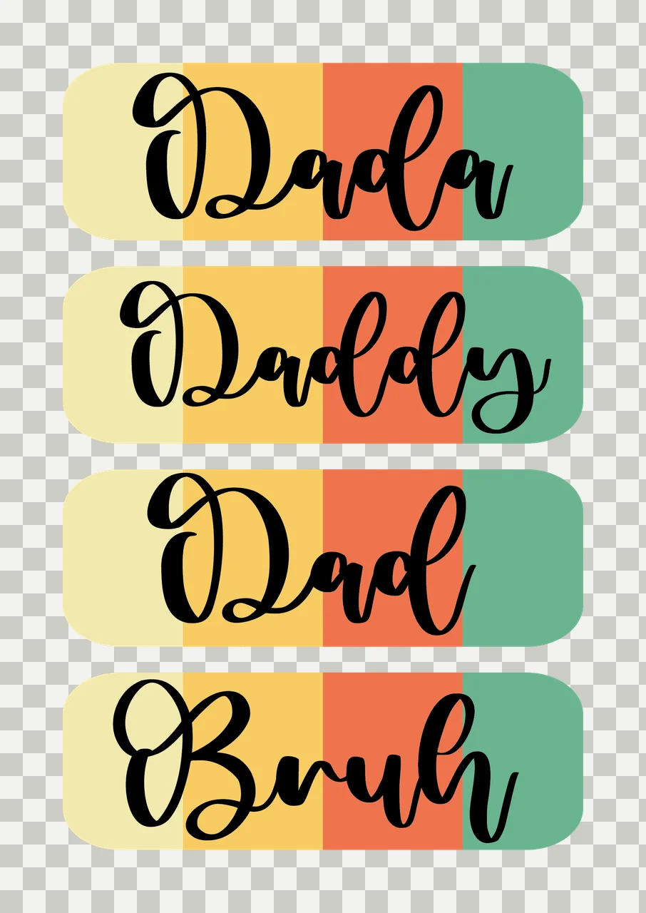 Stacked Vertical Rounded Black Rectangular Labels rectangles transparency and detail preview thumbnail