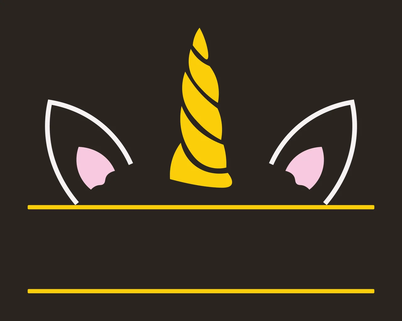 Unicorn Monogram Character 02 scalable logo design icon contrast preview thumbnail