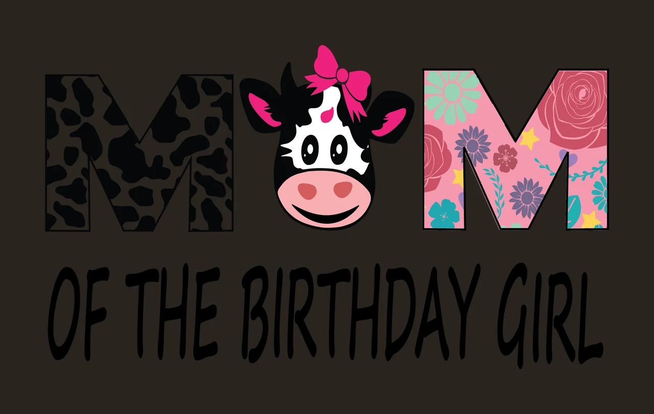 Cow Family matching together relatives reunion outfits Variation contrast preview thumbnail