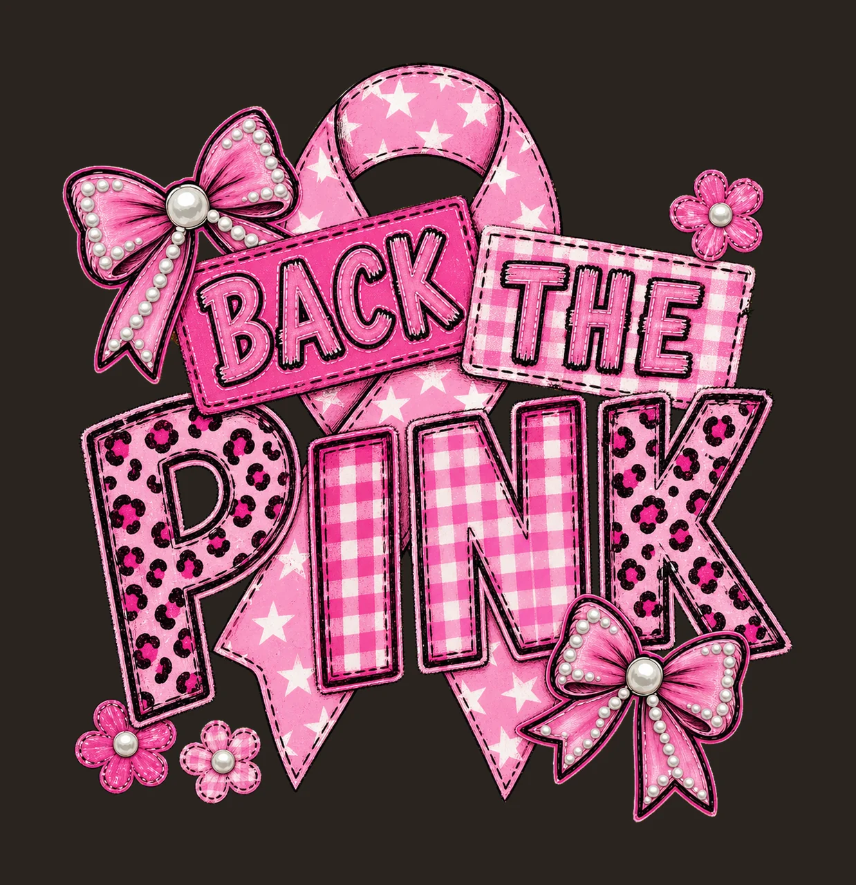 Breast Cancer Fight Cancer Sublimation Design Variation A contrast preview thumbnail