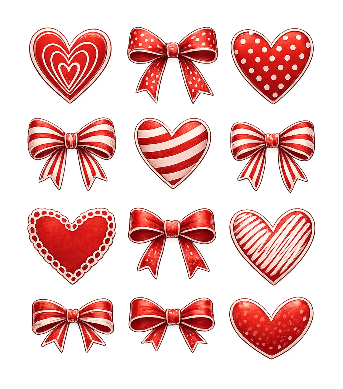 Valentine Coquette Heart Valentines Day Bow Design XoXo Be