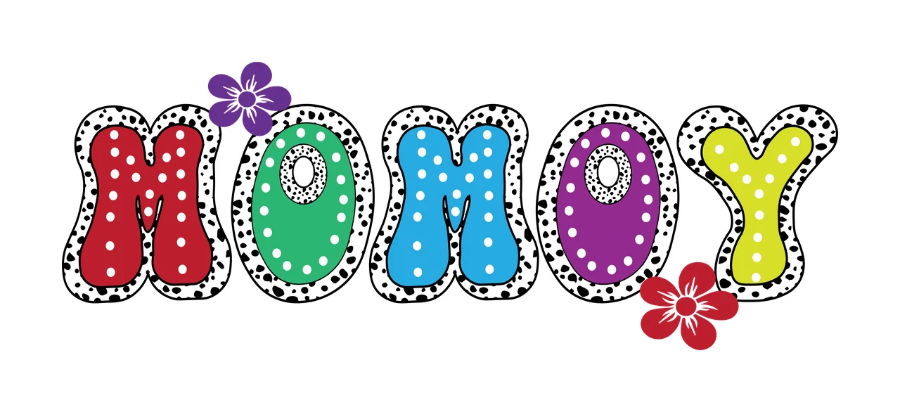 Momoy Lettering With Flower Embellishments lettered letter
