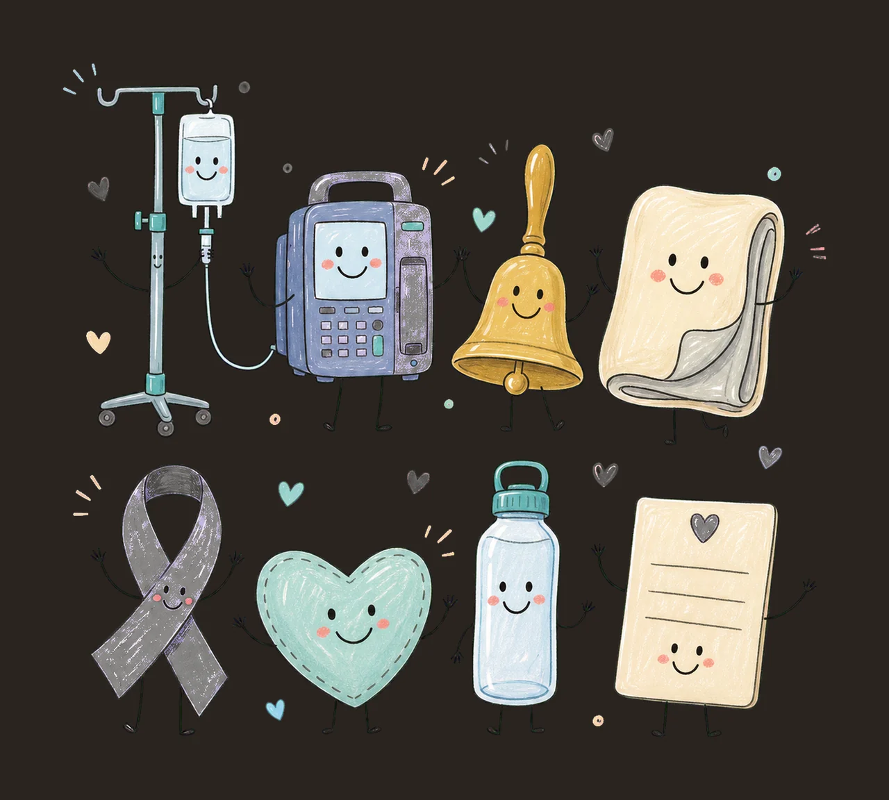 Oncology Nurse Chemo Nurse Doodles Cancer Nurse Variation A contrast preview thumbnail