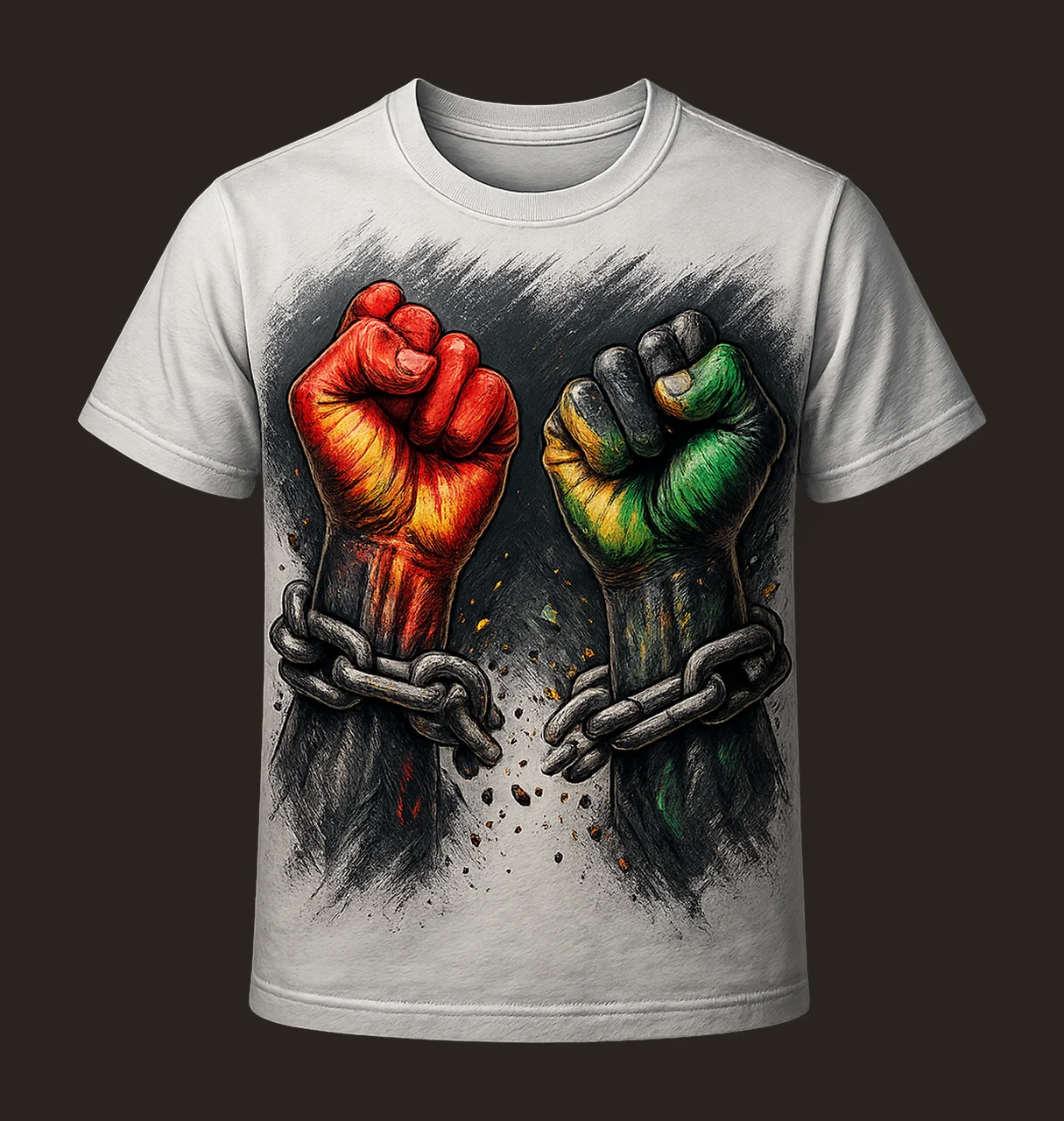 Breaking Chains Juneteenth Black History Design Freedom Day contrast preview thumbnail