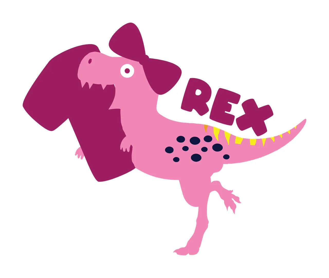 Dinosaur Silhouette Holding Object cartoon black white plain