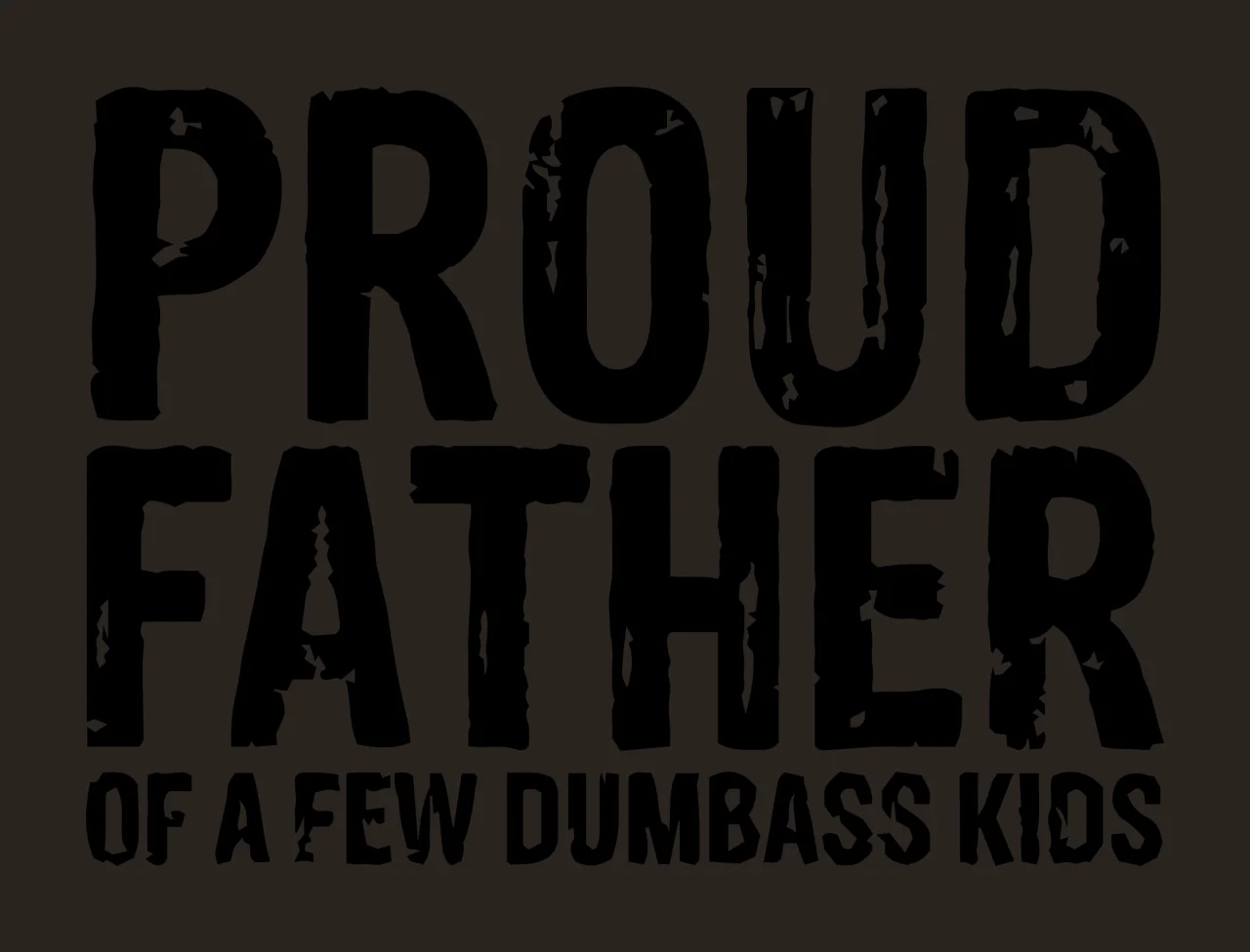Typography Announcement With Black And Distressed In White contrast preview thumbnail