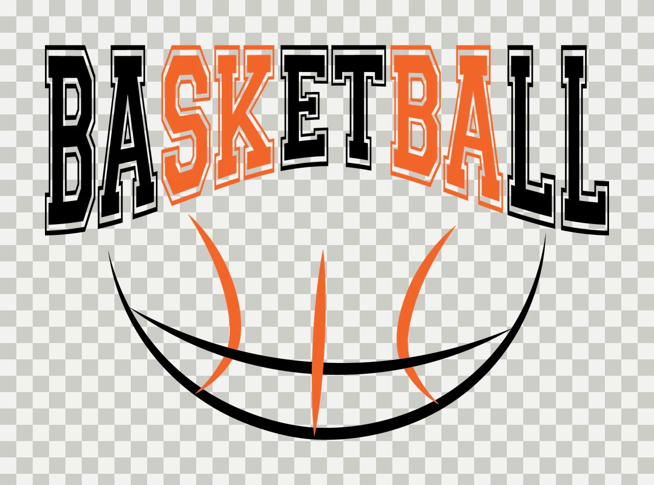 Can Glass Wrap Basketball Text With Curved Ball transparency and detail preview thumbnail