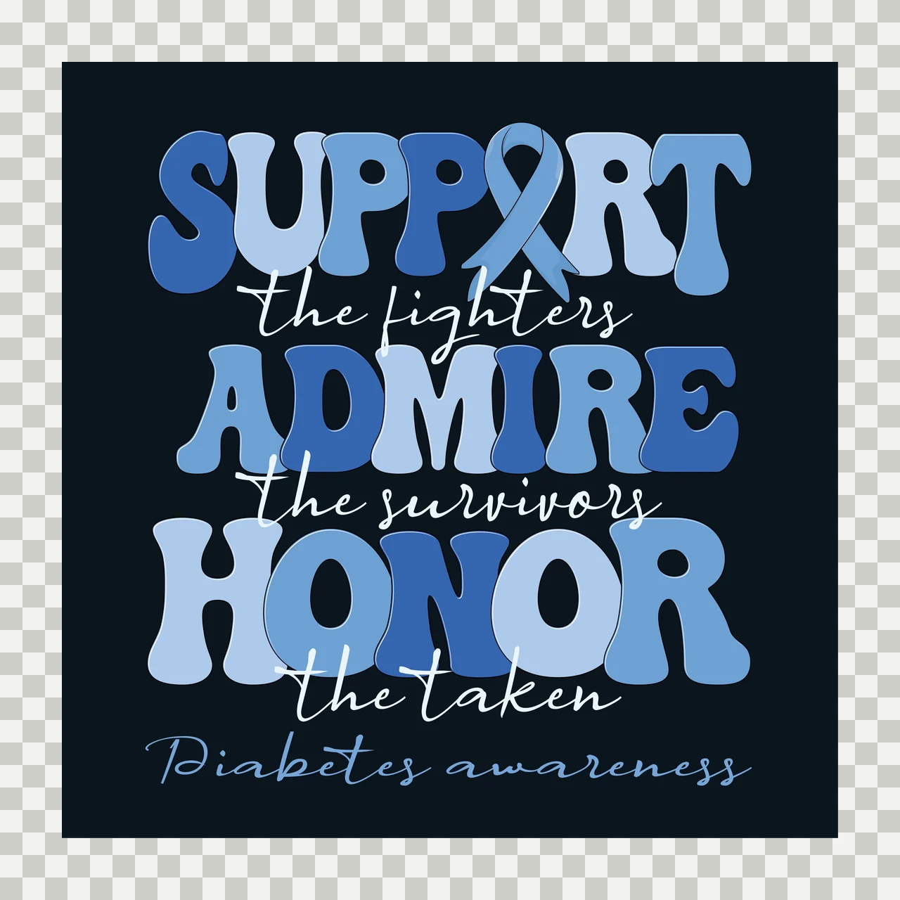 Solid Black Minimalist Square geometric shape flat 1 F16 diabetess transparency and detail preview thumbnail