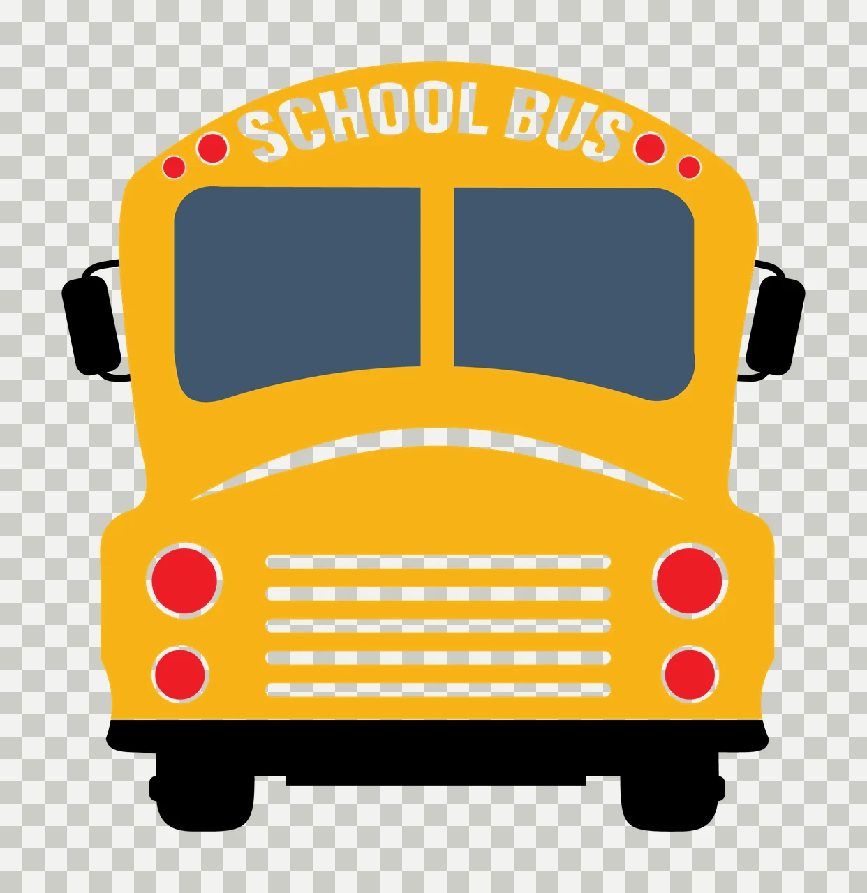 Vehicle Stationary With Headlights And Mirrors In Black transparency and detail preview thumbnail