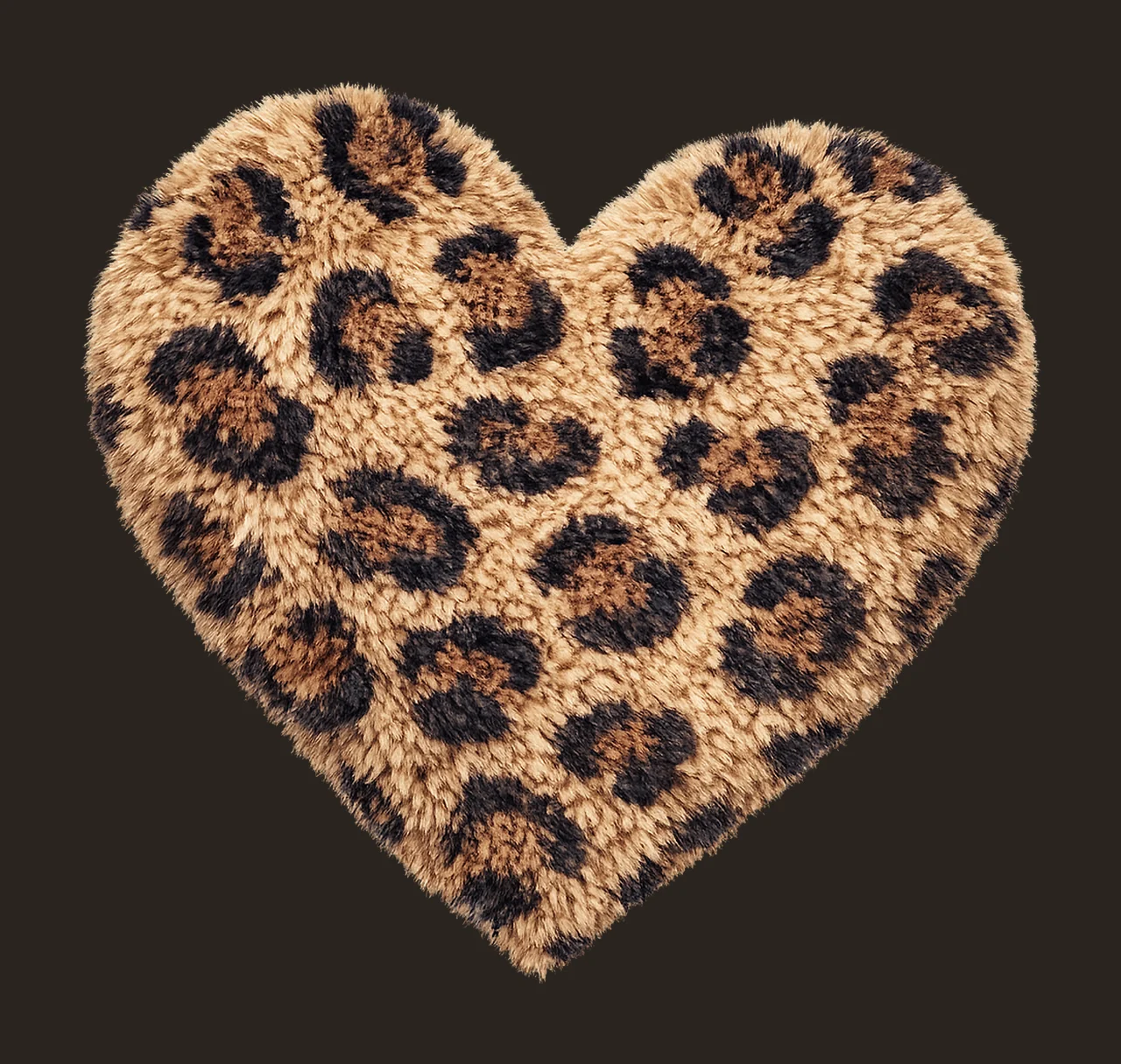 Latch Hook Yarn Crochet Leopard Heart Valentine Cute contrast preview thumbnail