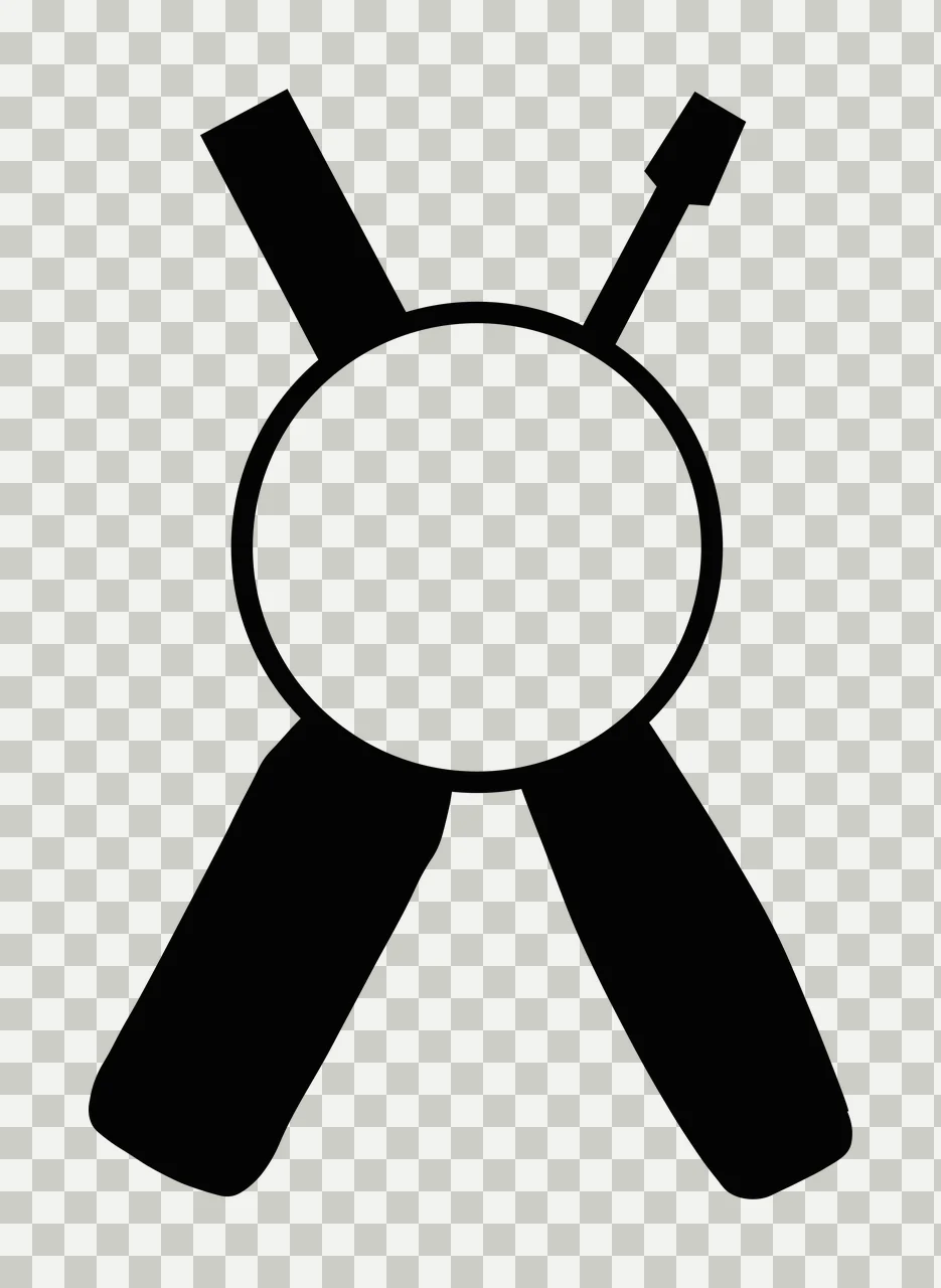 Silhouette Design of multi-tool icon with screwdriver, pliers, central circular ring and handles in black and white transparency and detail preview thumbnail