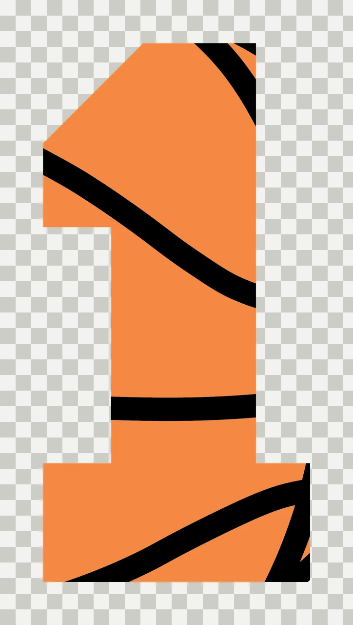 Can Glass Wrap Number With Basketball Texture Seams transparency and detail preview thumbnail