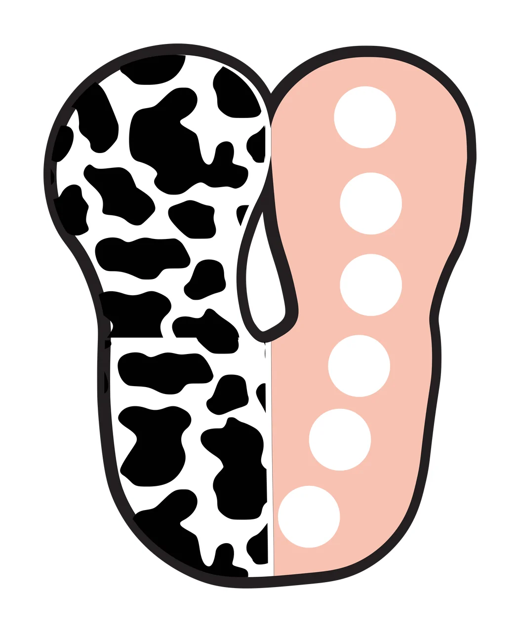 Half Cow Bright Font Dalmatian Race Doodle Leopard Character 14 racing