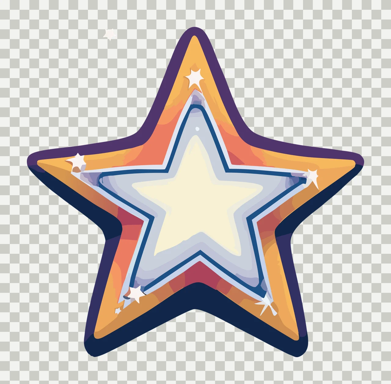 Star Symbol With Geometric Lines patterns black pattern shape transparency and detail preview thumbnail