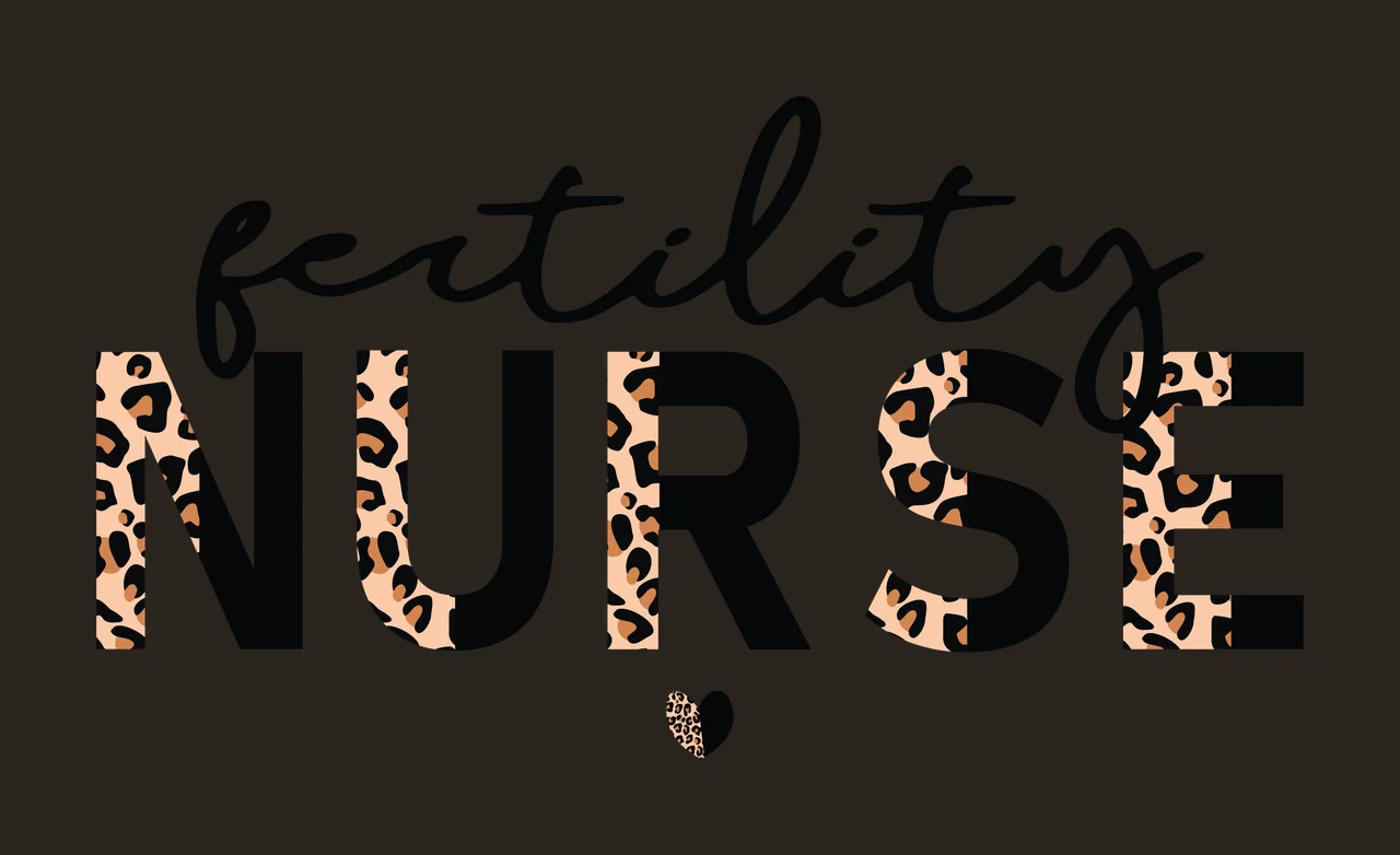 Fertility Nurse Script And Bold Text inscription Informational contrast preview thumbnail