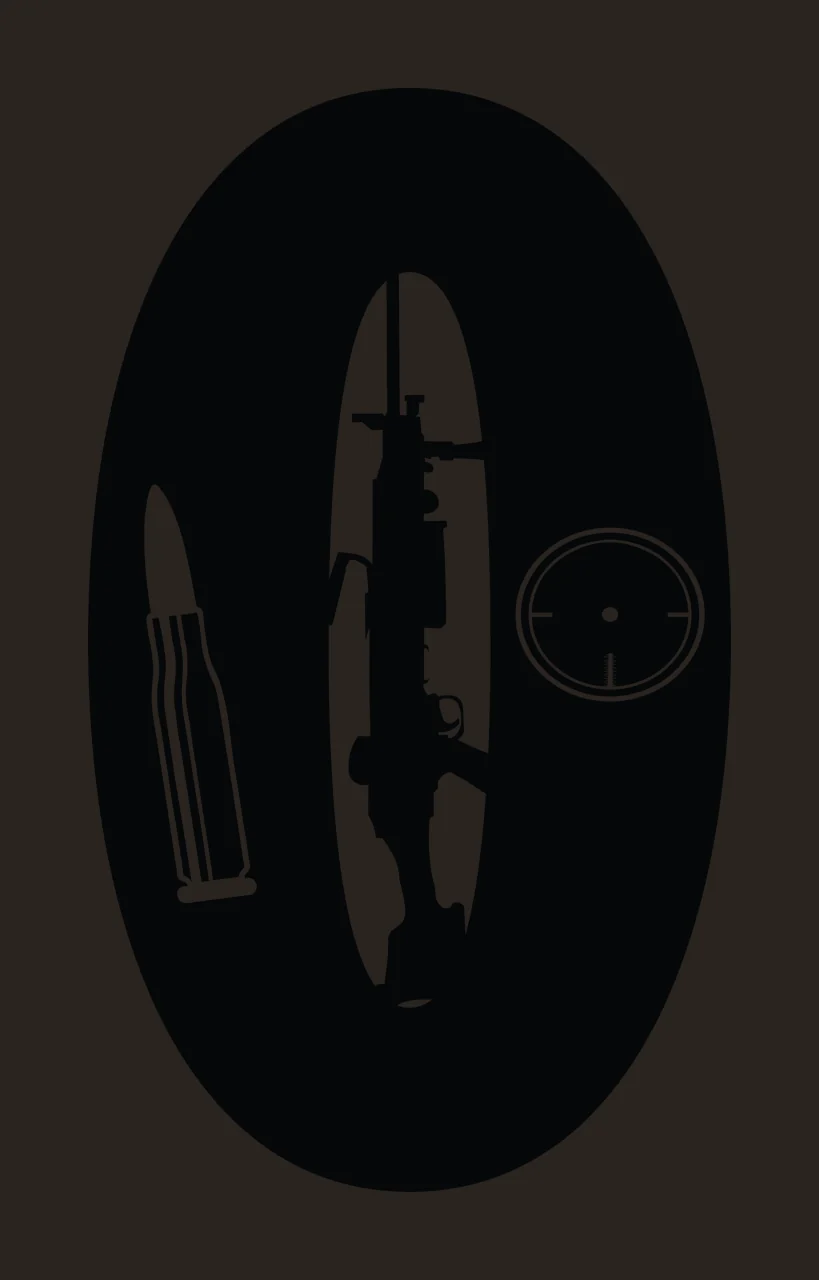 Gun Alphabet Character 05 scalable logo design icon contrast preview thumbnail