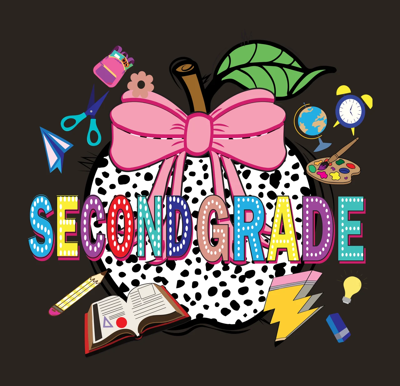 Apple Grade Second Grade And School Items listing scissors contrast preview thumbnail