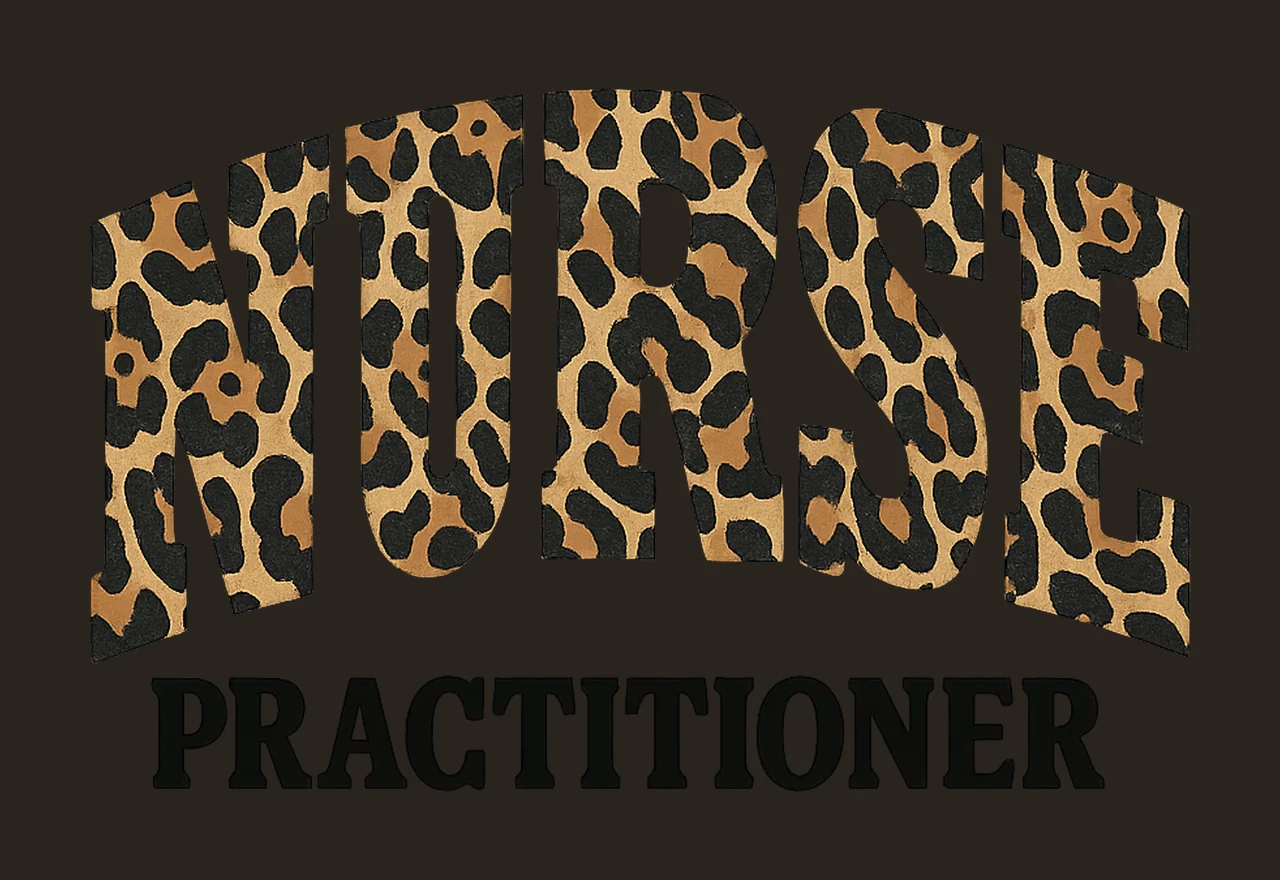 Leopard Nurse Practitioner Nurse Life Leopard Print Nursing contrast preview thumbnail