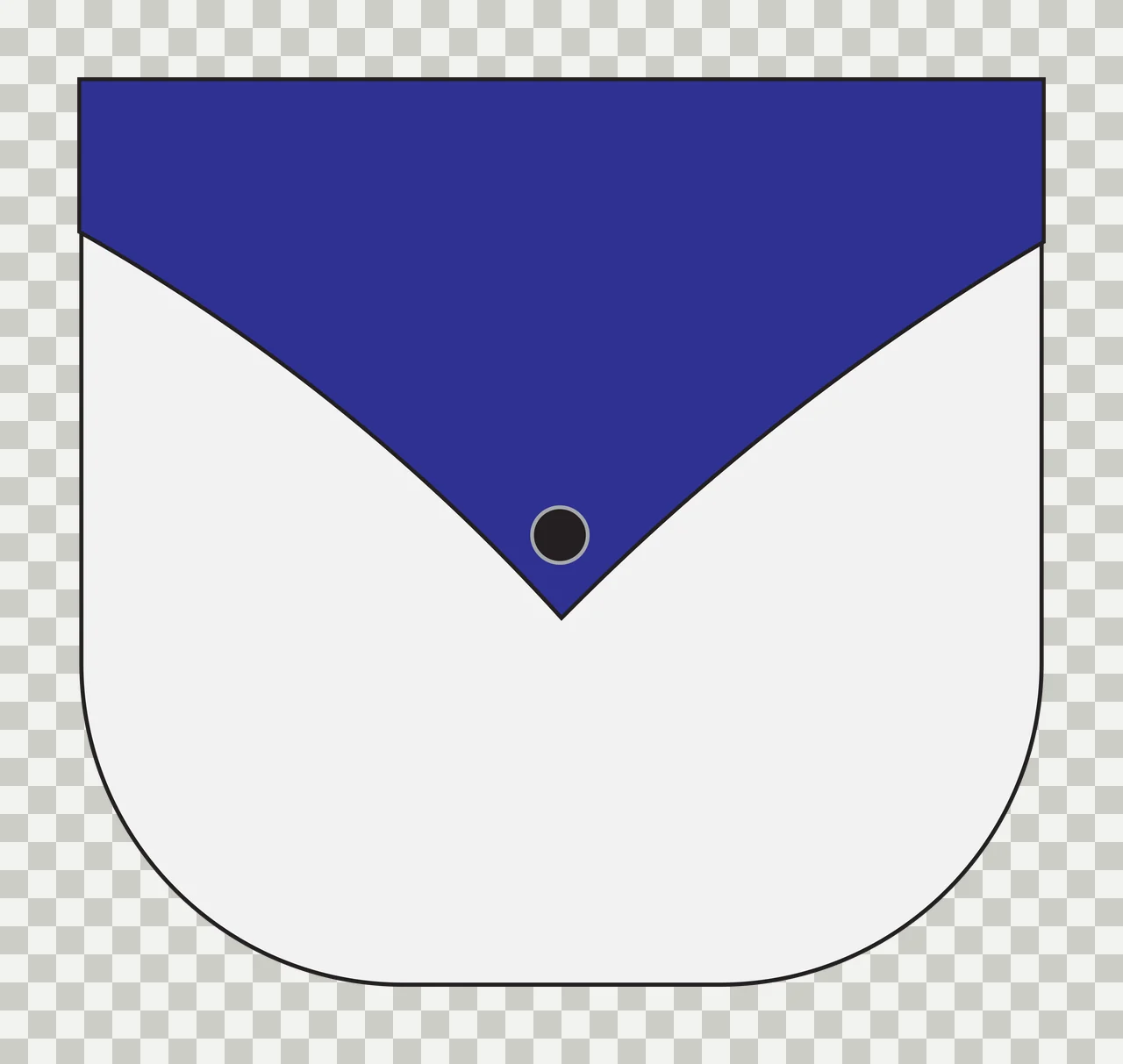 Black Rounded Square Icon form silhouette white background transparency and detail preview thumbnail