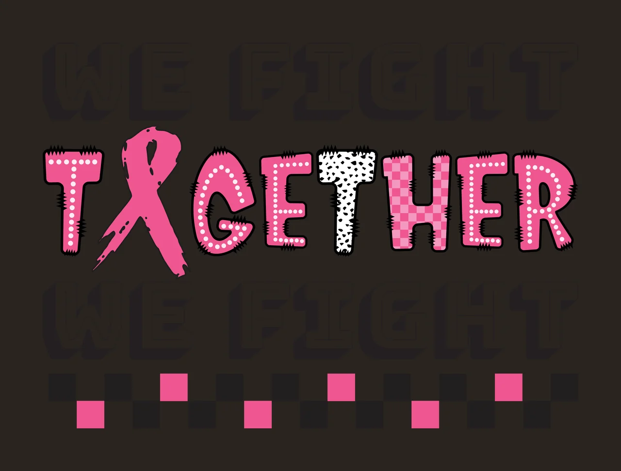 We Fight Together We Fight Emblem displaying ribbon checkerboard contrast preview thumbnail