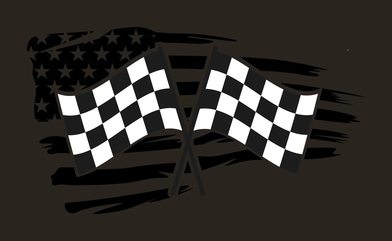 Flag Two Crossed Flags On A Horizontal Distressed stars stripes contrast preview thumbnail