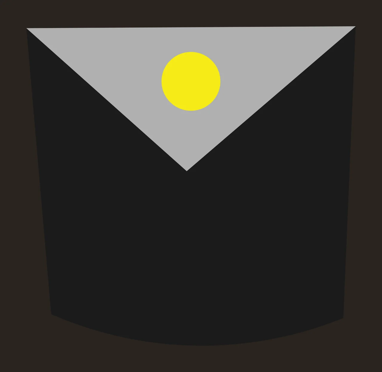 Solid Black Arch Shape With A Curved Bottom rectangle silhouette contrast preview thumbnail