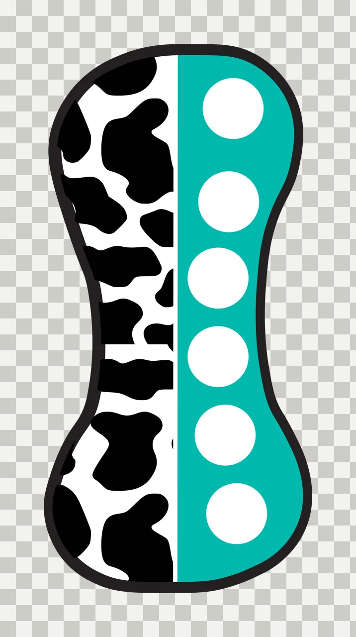 Half Cow Bright Font Dalmatian Race Doodle Leopard Character 21 racing transparency and detail preview thumbnail