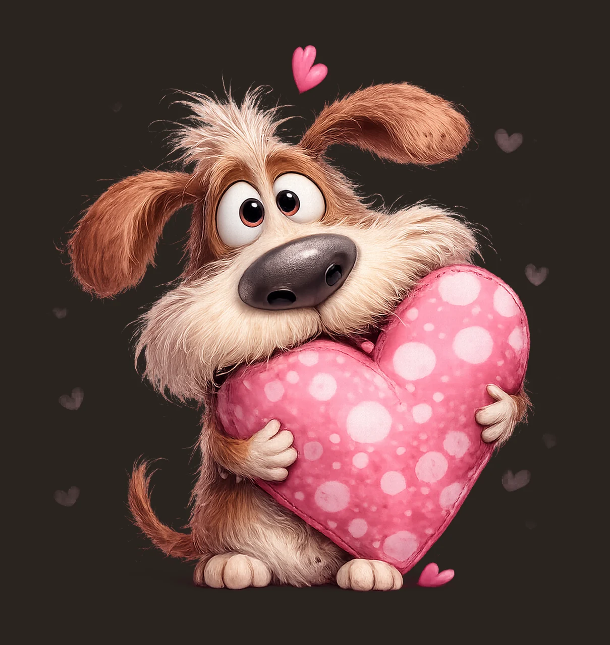 Valentine Animals Set Romantic Watercolor Love Artwork Cute contrast preview thumbnail