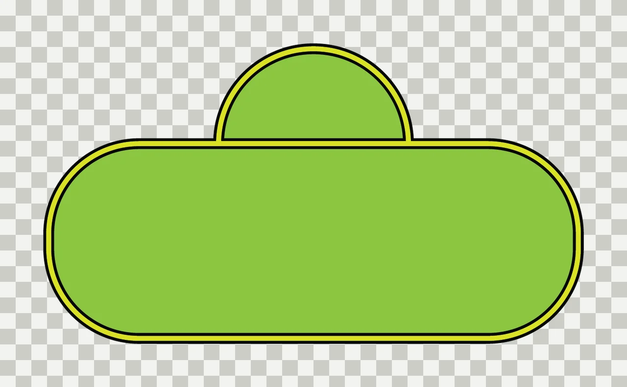 Black Cloud Shape On White curves minimalist icon graphics transparency and detail preview thumbnail