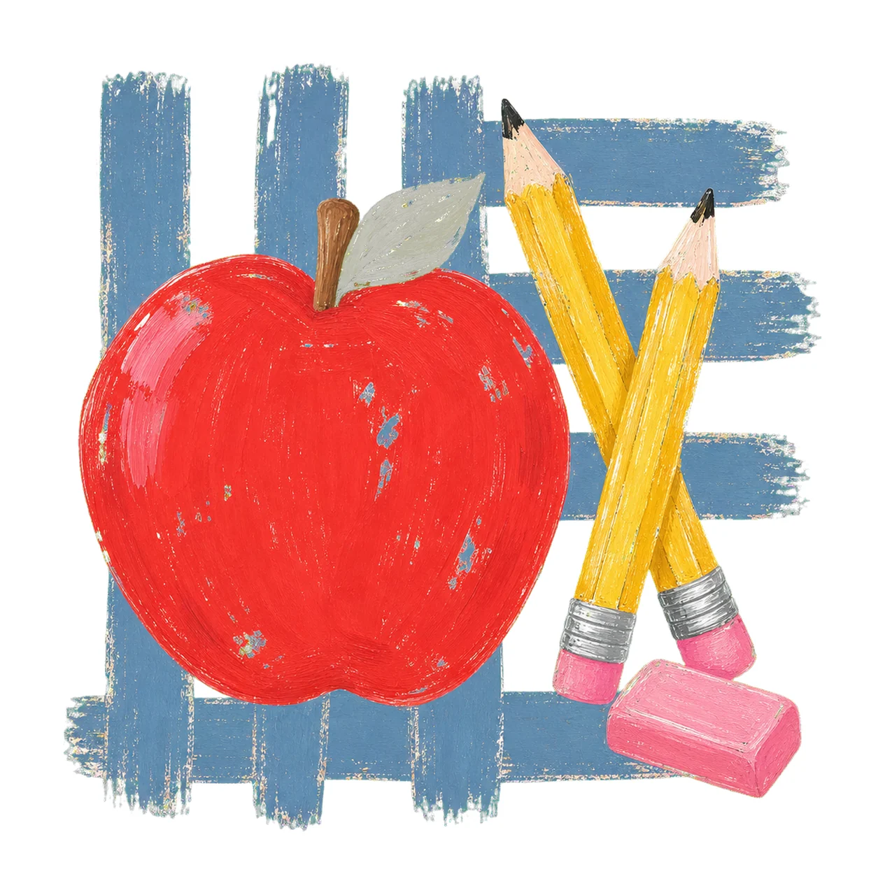 Coastal Apple Stripes Fall Teacher Mom Teaching Variation E
