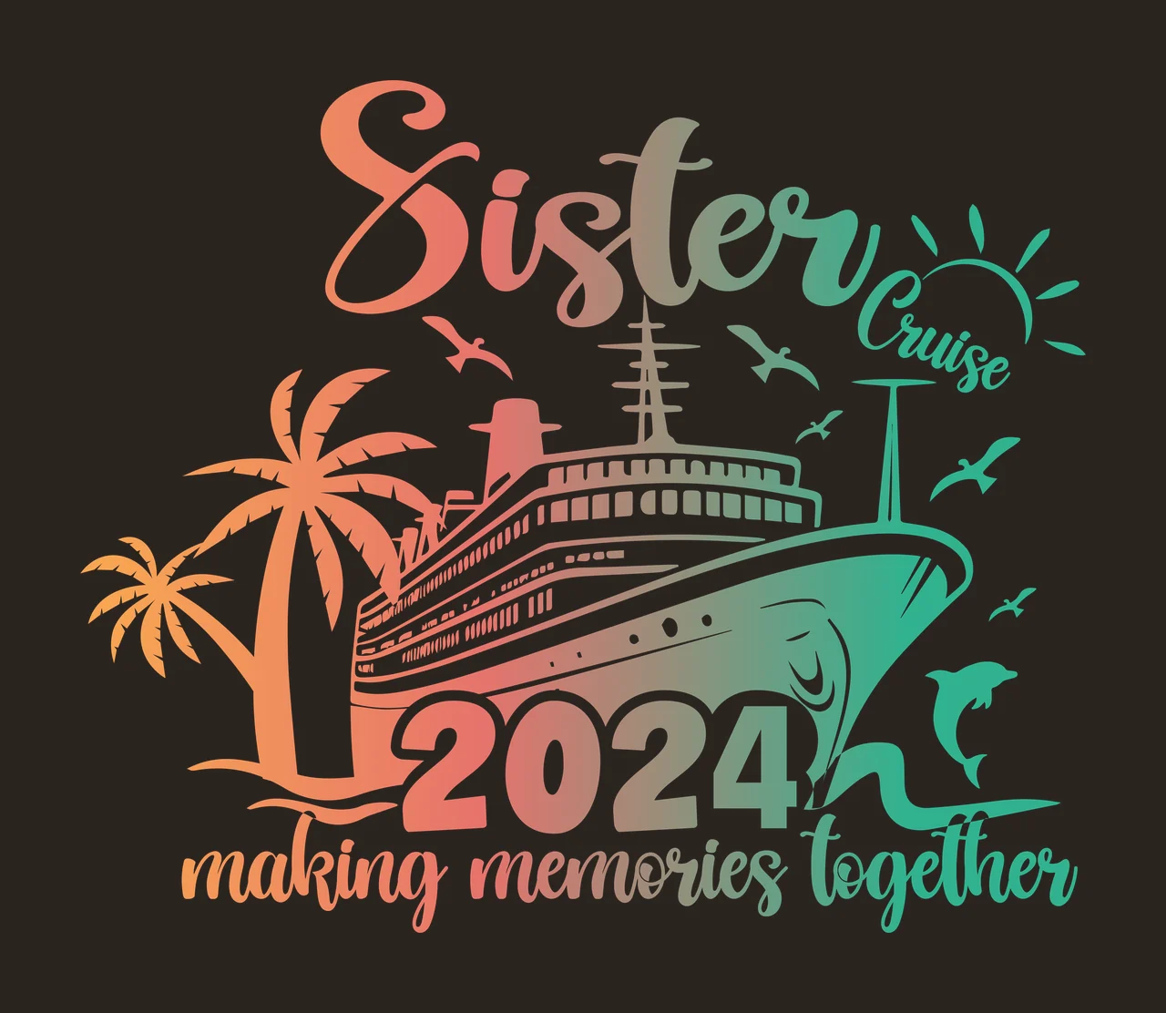 Family Illustration matching together relatives reunion Variation contrast preview thumbnail