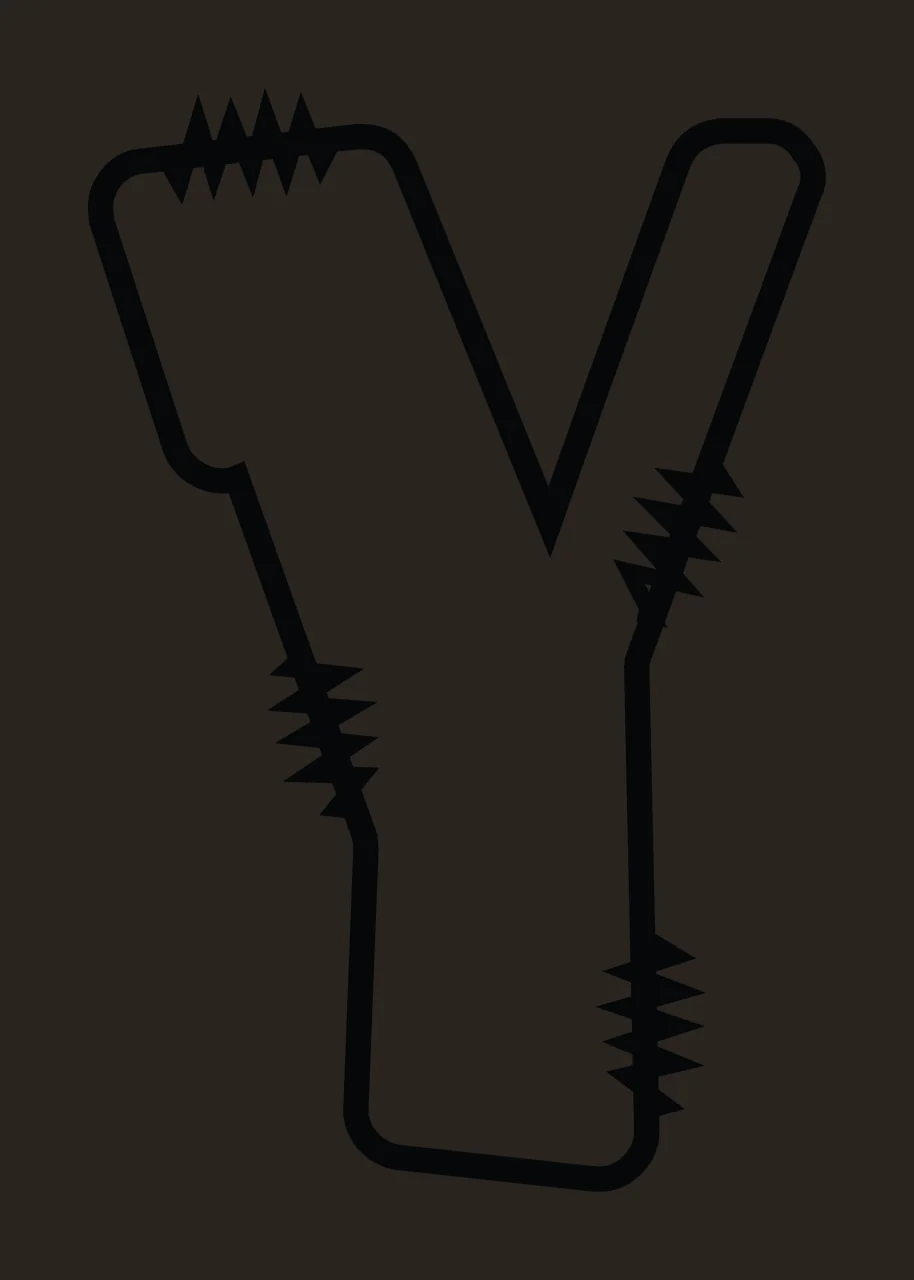 Letters Doodle Character 16 hand drawn sketch whimsical scalable contrast preview thumbnail