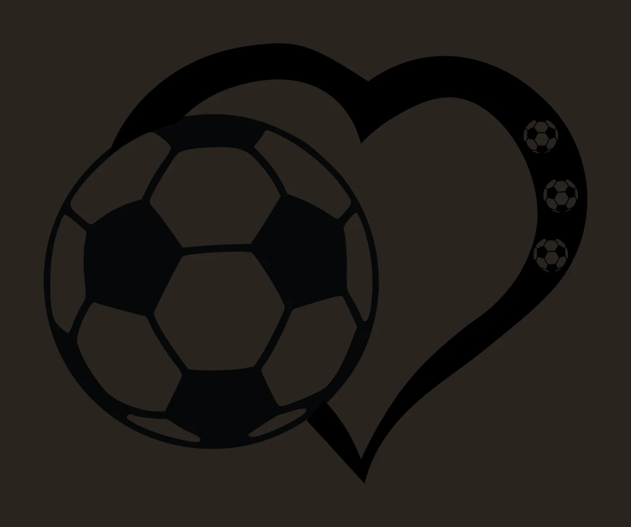Soccer Ball And Heart Silhouette black sport 1 F16 big soccor eb contrast preview thumbnail